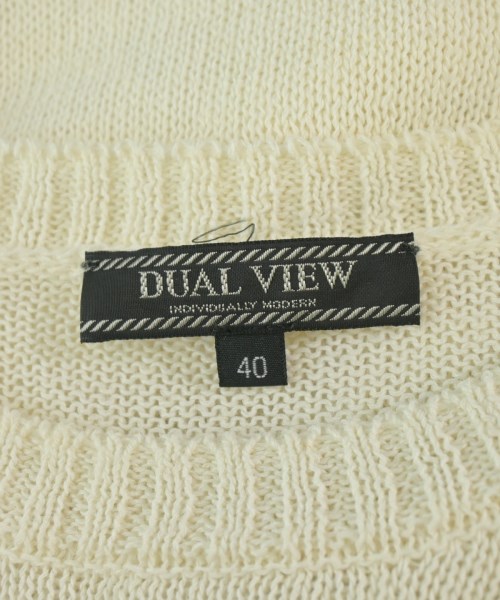 DUAL VIEW（デュアルビュー）ニット・セーター 白 サイズ:40(M位) レディース/2200611528056