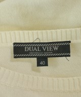 DUAL VIEW（デュアルビュー）ニット・セーター 白 サイズ:40(M位) レディース/2200611528063