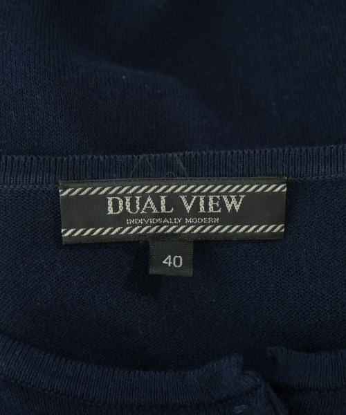 DUAL VIEW（デュアルビュー）カーディガン 紺 サイズ:40(M位) レディース/2200611528070