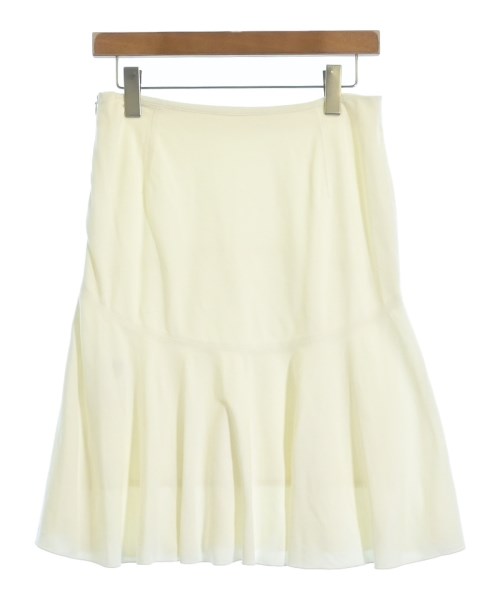 DUAL VIEW（デュアルビュー）ひざ丈スカート 白 サイズ:40(L位) レディース/2200679459033