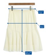 DUAL VIEW（デュアルビュー）ひざ丈スカート 白 サイズ:40(L位) レディース/2200679459033