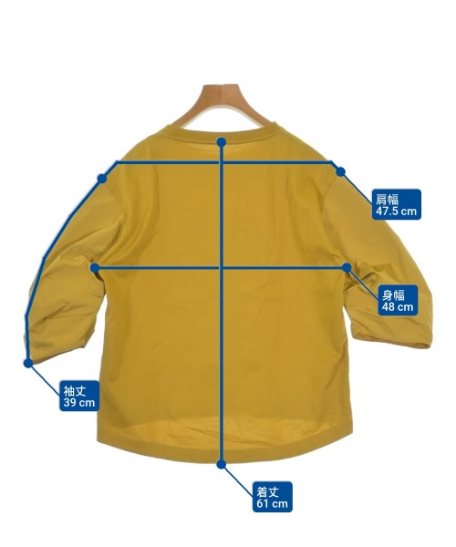 DUAL VIEW（デュアルビュー）Tシャツ・カットソー 黄 サイズ:40(M位) レディース/2200650968103