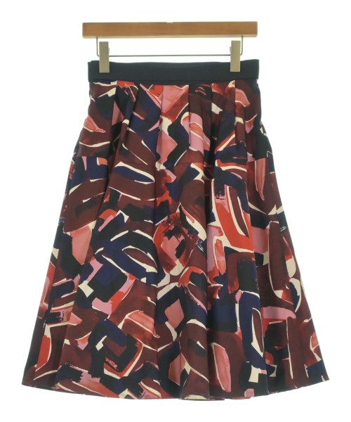 DUAL VIEW（デュアルビュー）ひざ丈スカート 赤 サイズ:40(M位) レディース/2200652867015