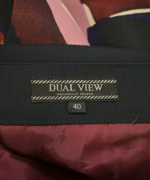 DUAL VIEW（デュアルビュー）ひざ丈スカート 赤 サイズ:40(M位) レディース/2200652867015