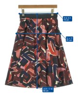 DUAL VIEW（デュアルビュー）ひざ丈スカート 赤 サイズ:40(M位) レディース/2200652867015