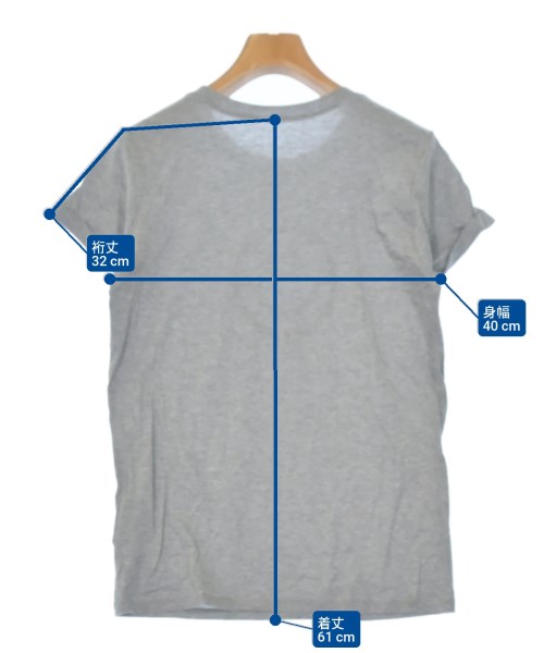 DUAL VIEW（デュアルビュー）Tシャツ・カットソー グレー サイズ:42(L位) レディース/2200666167057