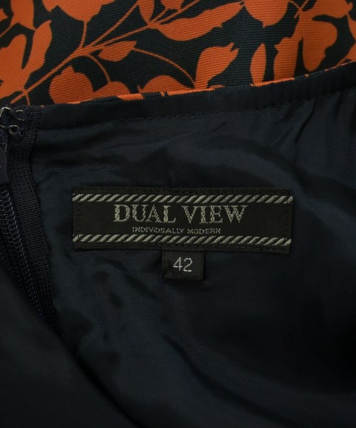 DUAL VIEW（デュアルビュー）ワンピース オレンジ サイズ:42(L位) レディース/2200713391633