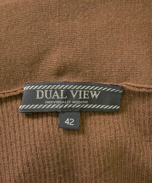 DUAL VIEW（デュアルビュー）カーディガン 茶 サイズ:42(L位) レディース/2200713391657