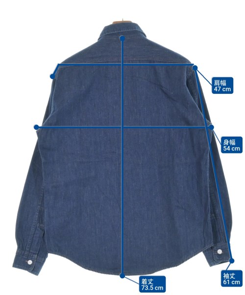 STABILIZER Gnz（スタビライザージーンズ）カジュアルシャツ 紺 サイズ:M メンズ/2200623990025