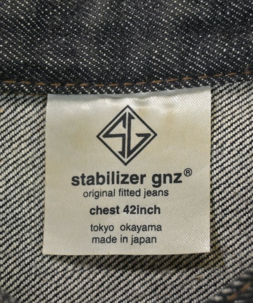 STABILIZER Gnz（スタビライザージーンズ）デニムジャケット 黒 サイズ:42(L位) メンズ/2200637638012