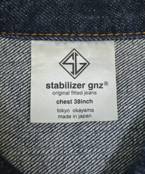STABILIZER Gnz（スタビライザージーンズ）デニムジャケット 青 サイズ:-(M位) メンズ/2200626395117