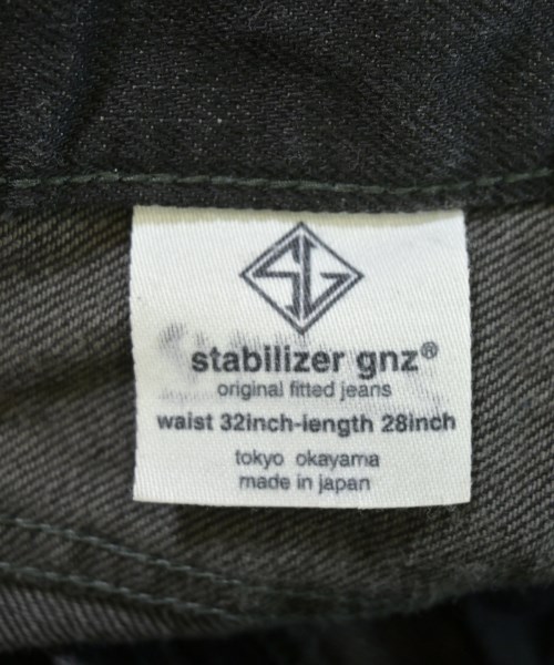 STABILIZER Gnz（スタビライザージーンズ）デニムパンツ 黒 サイズ:32(L位) メンズ/2200718000264