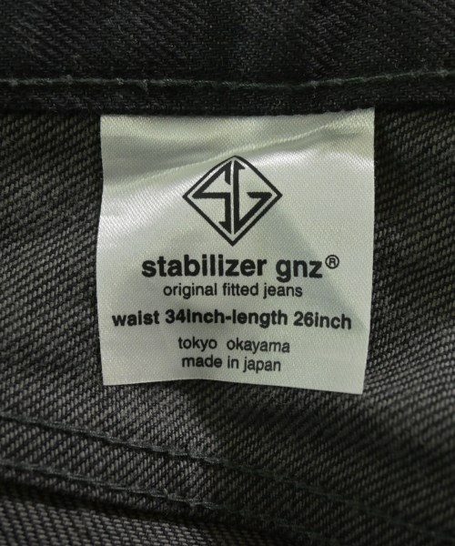 STABILIZER Gnz（スタビライザージーンズ）デニムパンツ 黒 サイズ:34(XL位) メンズ/2200663957033