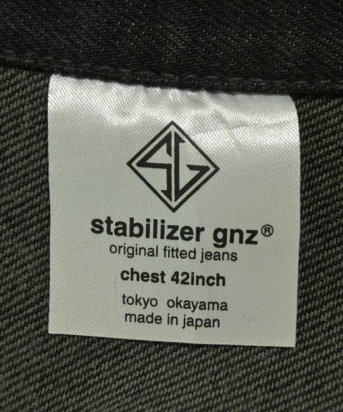 STABILIZER Gnz（スタビライザージーンズ）デニムジャケット 黒 サイズ:42(L位) メンズ/2200721543055