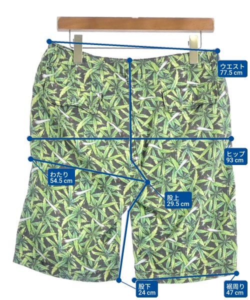 UNIF（ユニフ）ショートパンツ 緑 サイズ:S メンズ/2200683757088