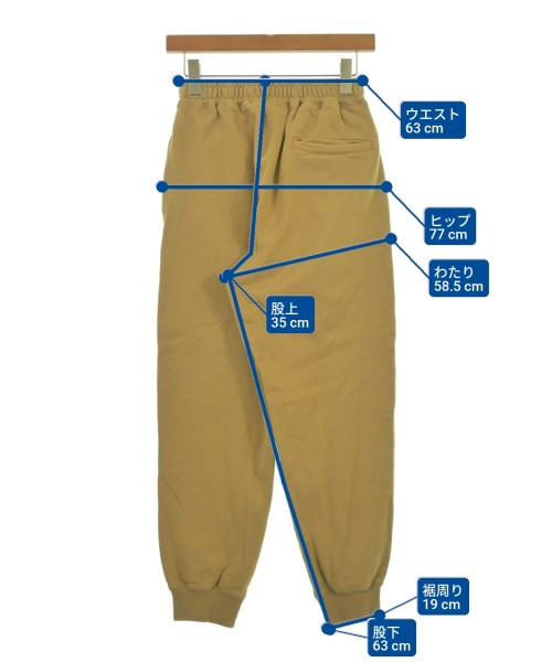 Mr.GENTLEMAN（ミスタージェントルマン）スウェットパンツ ベージュ サイズ:S メンズ/2200622970028