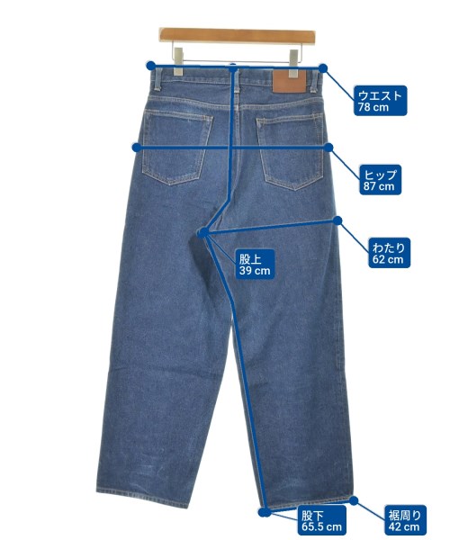 Mr.GENTLEMAN（ミスタージェントルマン）デニムパンツ 紺 サイズ:32(L位) メンズ/2200638384109