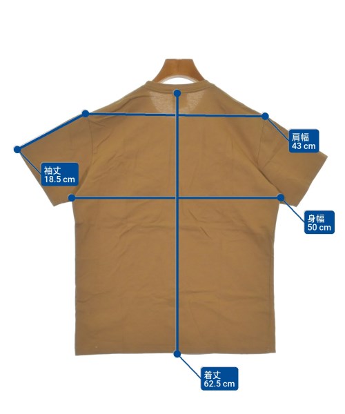 Mr.GENTLEMAN（ミスタージェントルマン）Tシャツ・カットソー 茶 サイズ:M メンズ/2200633758110