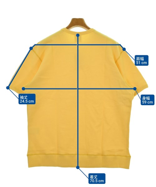 Mr.GENTLEMAN（ミスタージェントルマン）Tシャツ・カットソー 黄 サイズ:XL メンズ/2200644199285