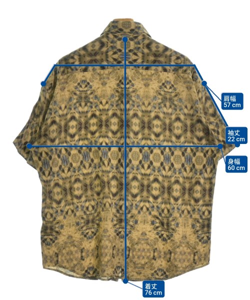 Mr.GENTLEMAN（ミスタージェントルマン）カジュアルシャツ ベージュ サイズ:M メンズ/2200549076162