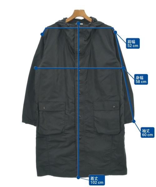 Mr.GENTLEMAN（ミスタージェントルマン）コート 黒 サイズ:M メンズ/2200627339066