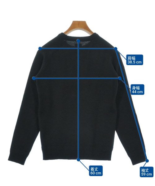 Mr.GENTLEMAN（ミスタージェントルマン）ニット・セーター 黒 サイズ:S メンズ/2200627339387