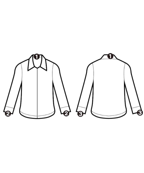 Mr.GENTLEMAN（ミスタージェントルマン）カジュアルシャツ 白 サイズ:M メンズ/2200627836077