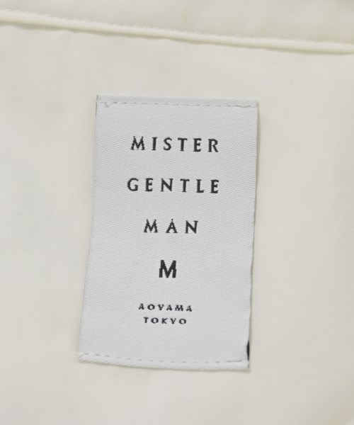 Mr.GENTLEMAN（ミスタージェントルマン）カジュアルシャツ 白 サイズ:M メンズ/2200627836077
