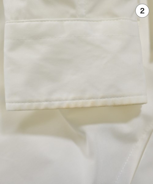 Mr.GENTLEMAN（ミスタージェントルマン）カジュアルシャツ 白 サイズ:M メンズ/2200627836077