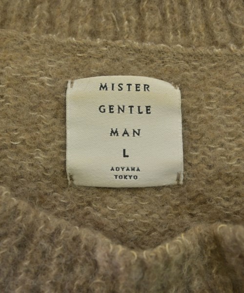 Mr.GENTLEMAN（ミスタージェントルマン）ニット・セーター ベージュ サイズ:L メンズ/2200634319082