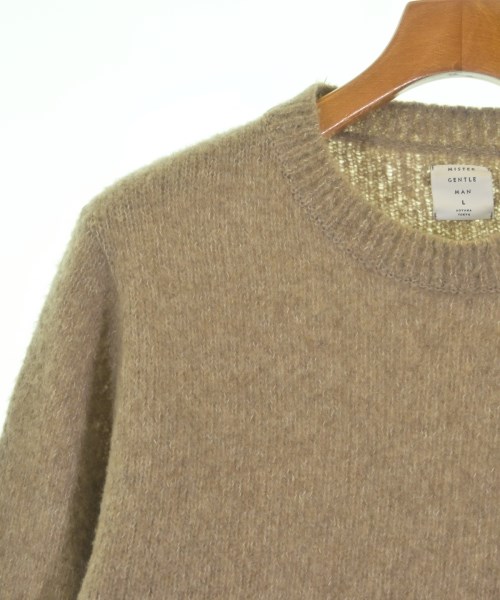 Mr.GENTLEMAN（ミスタージェントルマン）ニット・セーター ベージュ サイズ:L メンズ/2200634319082