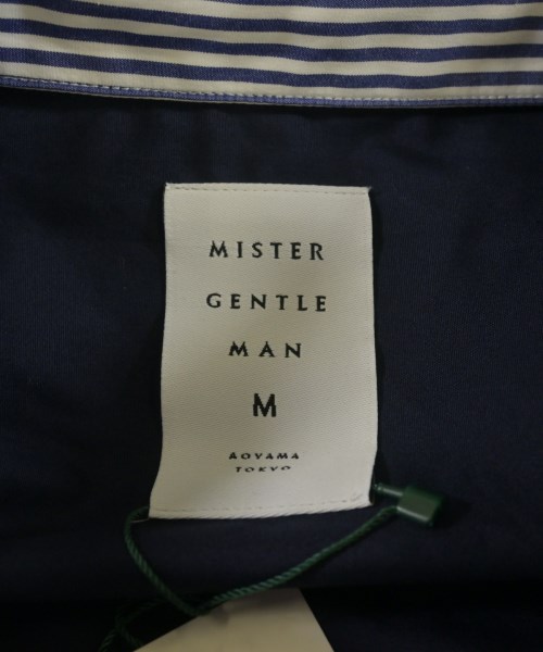 Mr.GENTLEMAN（ミスタージェントルマン）カジュアルシャツ 紺 サイズ:M メンズ/2200610355646