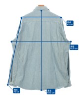 Mr.GENTLEMAN（ミスタージェントルマン）カジュアルシャツ 青 サイズ:XL メンズ/2200612333154