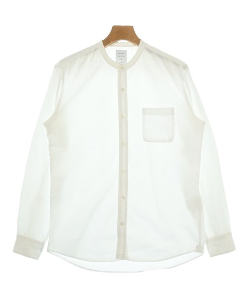 Mr.GENTLEMAN（ミスタージェントルマン）カジュアルシャツ 白 サイズ:L メンズ/2200679562061