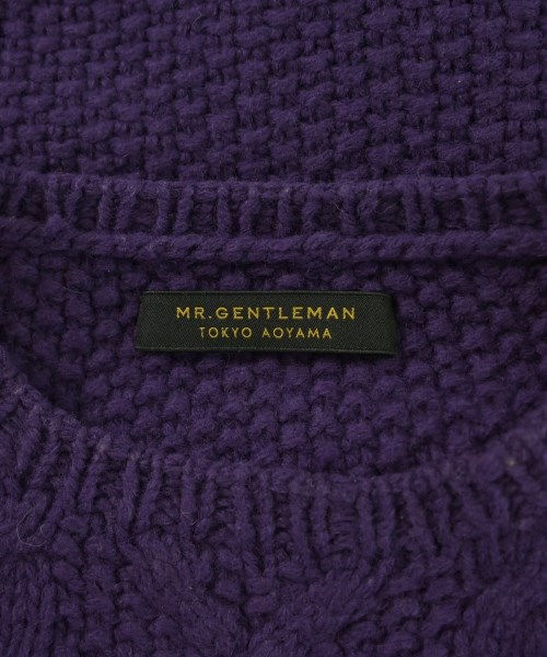 Mr.GENTLEMAN（ミスタージェントルマン）ニット・セーター 紫 サイズ:XL メンズ/2200692938218