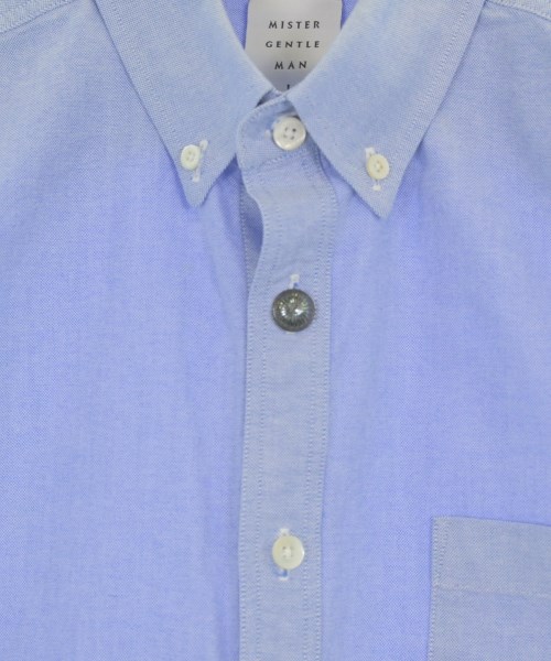 Mr.GENTLEMAN（ミスタージェントルマン）カジュアルシャツ 青 サイズ:L メンズ/2200644650168