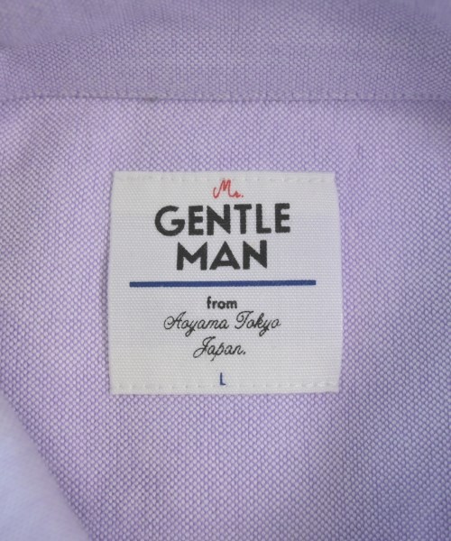 Mr.GENTLEMAN（ミスタージェントルマン）カジュアルシャツ 紫 サイズ:L メンズ/2200644650250