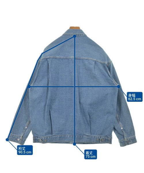 Mr.GENTLEMAN（ミスタージェントルマン）デニムジャケット 青 サイズ:XXL メンズ/2200646102122