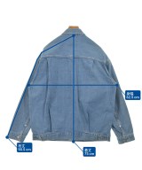 Mr.GENTLEMAN（ミスタージェントルマン）デニムジャケット 青 サイズ:XXL メンズ/2200646102122