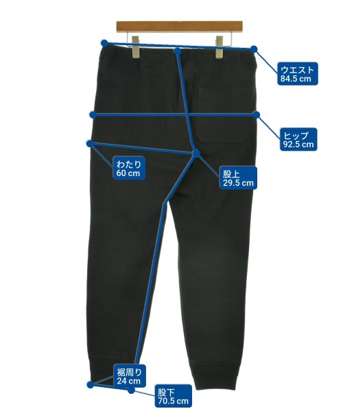 Mr.GENTLEMAN（ミスタージェントルマン）スウェットパンツ 黒 サイズ:L メンズ/2200646102153