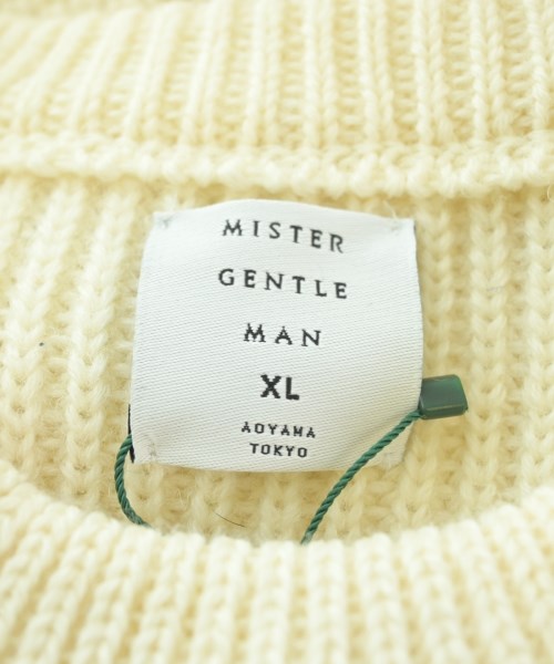 Mr.GENTLEMAN（ミスタージェントルマン）ニット・セーター 白 サイズ:XL メンズ/2200646102351