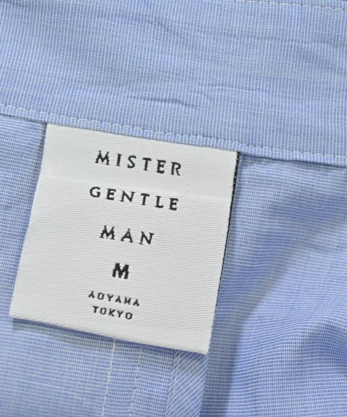 Mr.GENTLEMAN（ミスタージェントルマン）カジュアルシャツ 青 サイズ:M メンズ/2200647344156