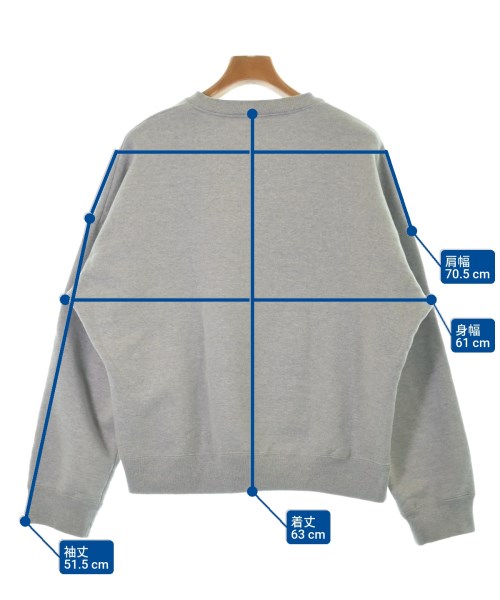 Mr.GENTLEMAN（ミスタージェントルマン）スウェット グレー サイズ:L メンズ/2200648013112