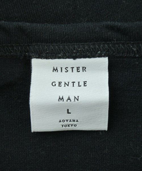 Mr.GENTLEMAN（ミスタージェントルマン）Tシャツ・カットソー 黒 サイズ:L メンズ/2200650104280
