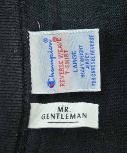 Mr.GENTLEMAN（ミスタージェントルマン）Tシャツ・カットソー 黒 サイズ:L メンズ/2200650104303