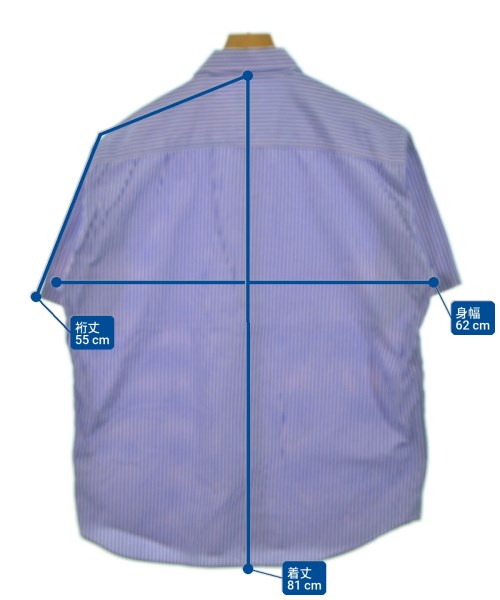 Mr.GENTLEMAN（ミスタージェントルマン）カジュアルシャツ 青 サイズ:M メンズ/2200651080019