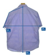 Mr.GENTLEMAN（ミスタージェントルマン）カジュアルシャツ 青 サイズ:M メンズ/2200651080019