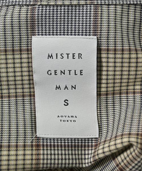 Mr.GENTLEMAN（ミスタージェントルマン）カジュアルシャツ ベージュ サイズ:S メンズ/2200653351056