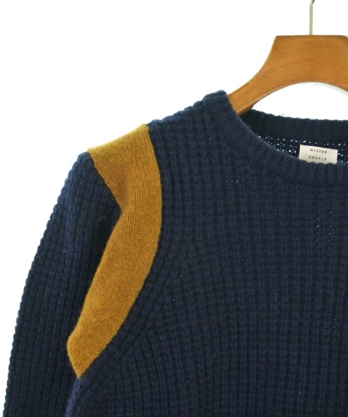 Mr.GENTLEMAN（ミスタージェントルマン）ニット・セーター 紺 サイズ:S メンズ/2200665775017