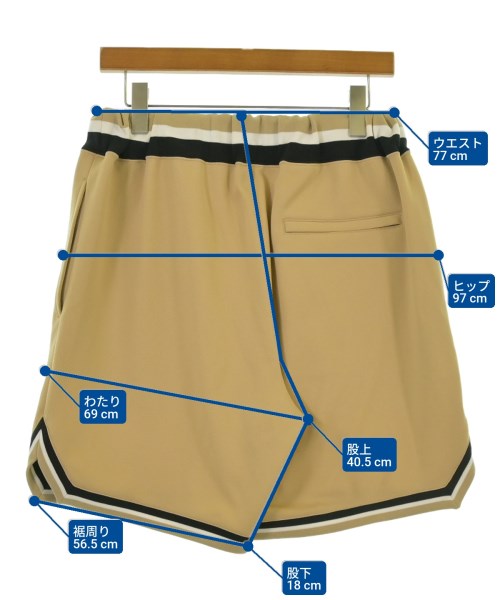 Mr.GENTLEMAN（ミスタージェントルマン）ショートパンツ ベージュ サイズ:M メンズ/2200668430333